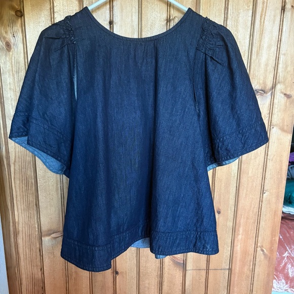 Pilcro Dark Blue Women's Blouse - Picture 1 of 4